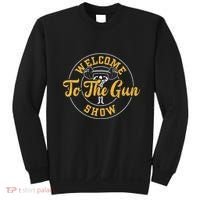 Bodybuilding Welcome To The Gun Show Gym Sayings Sweatshirt thumb 0