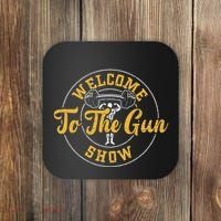Bodybuilding Welcome To The Gun Show Gym Sayings Coaster thumb 0