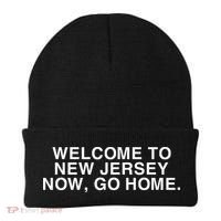 Bleachers Welcome To New Jersey Now Go Home Beanie thumb 0