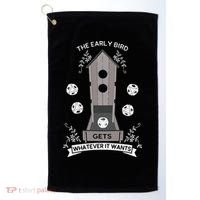 Bird Wingspan - The Early Bird Gets Whatever it Wants Dice Golf Towel thumb 0