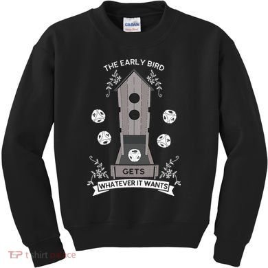Bird Wingspan - The Early Bird Gets Whatever it Wants Dice Kids Sweatshirt