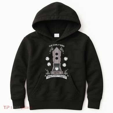 Bird Wingspan - The Early Bird Gets Whatever it Wants Dice Kids Hoodie