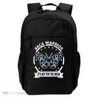 Brca Warrior Teal Pinkgiftribbon Breast Cancer Warrior Meaningful Gift Backpack thumb 0