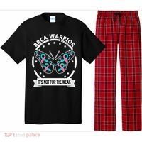 Brca Warrior Teal Pinkgiftribbon Breast Cancer Warrior Meaningful Gift Pajama Set thumb 0