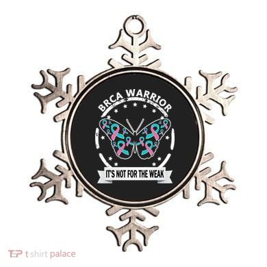 Brca Warrior Teal Pinkgiftribbon Breast Cancer Warrior Meaningful Gift Ornament
