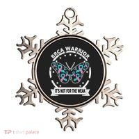 Brca Warrior Teal Pinkgiftribbon Breast Cancer Warrior Meaningful Gift Ornament thumb 0