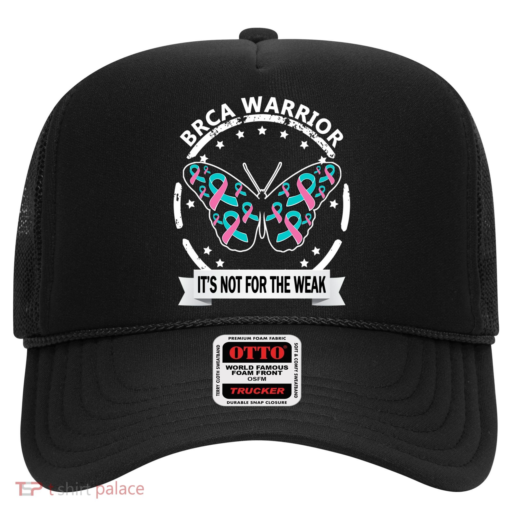 Brca Warrior Teal Pinkgiftribbon Breast Cancer Warrior Meaningful Gift Hat
