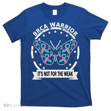 Brca Warrior Teal Pinkgiftribbon Breast Cancer Warrior Meaningful Gift T-Shirt