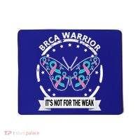 Brca Warrior Teal Pinkgiftribbon Breast Cancer Warrior Meaningful Gift Mousepad thumb 0