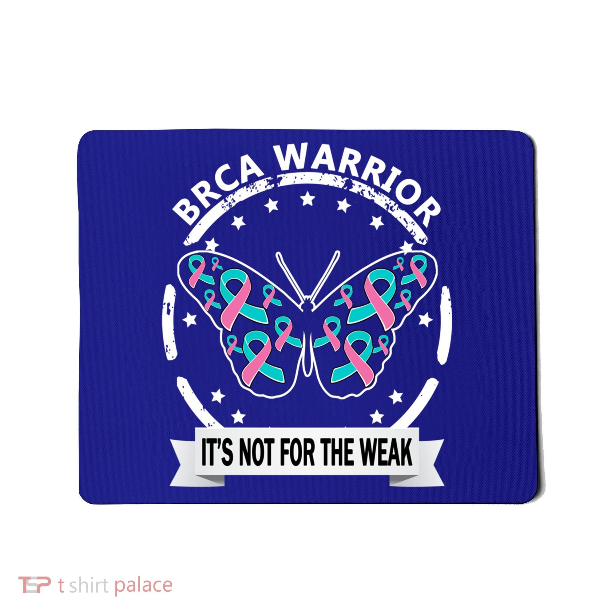 Brca Warrior Teal Pinkgiftribbon Breast Cancer Warrior Meaningful Gift Mousepad