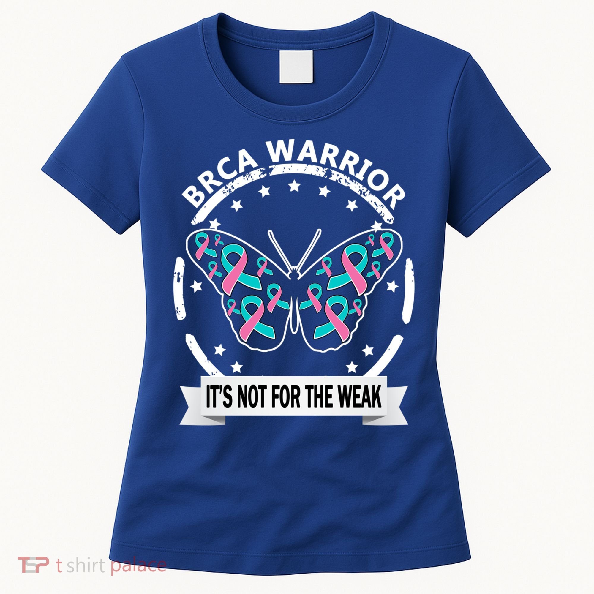 Brca Warrior Teal Pinkgiftribbon Breast Cancer Warrior Meaningful Gift Women's T-Shirt