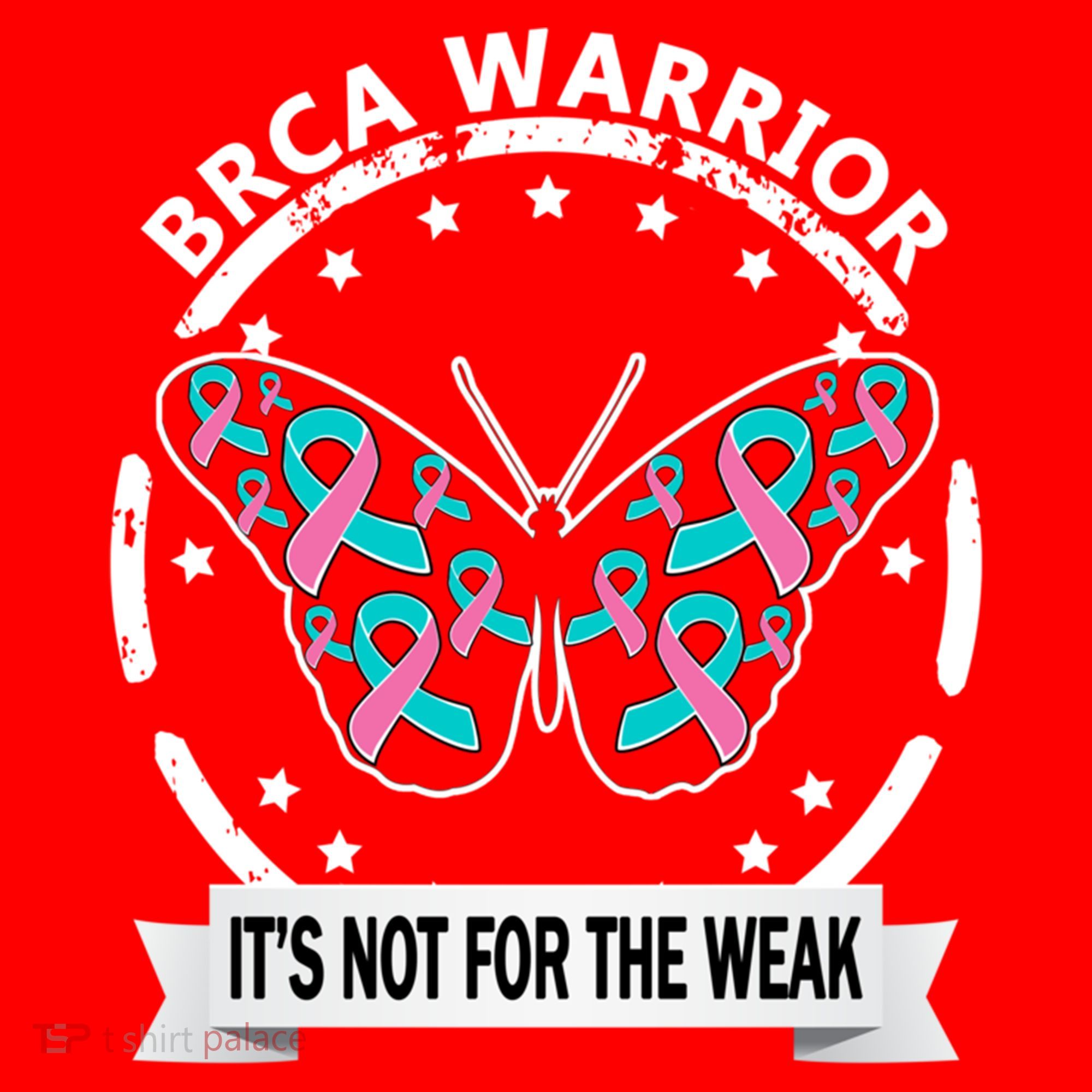 Brca Warrior Teal Pinkgiftribbon Breast Cancer Warrior Meaningful Gift Santa Hat