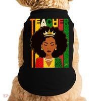 Black Woman Teacher African Black American History Doggie Tank thumb 0