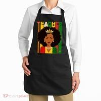 Black Woman Teacher African Black American History Apron thumb 2