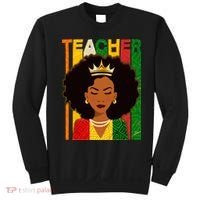 Black Woman Teacher African Black American History Sweatshirt thumb 0
