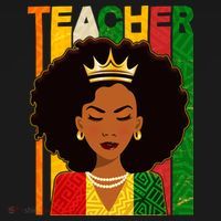 Black Woman Teacher African Black American History Mousepad thumb 1