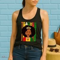 Black Woman Teacher African Black American History Women's Tank Top thumb 2