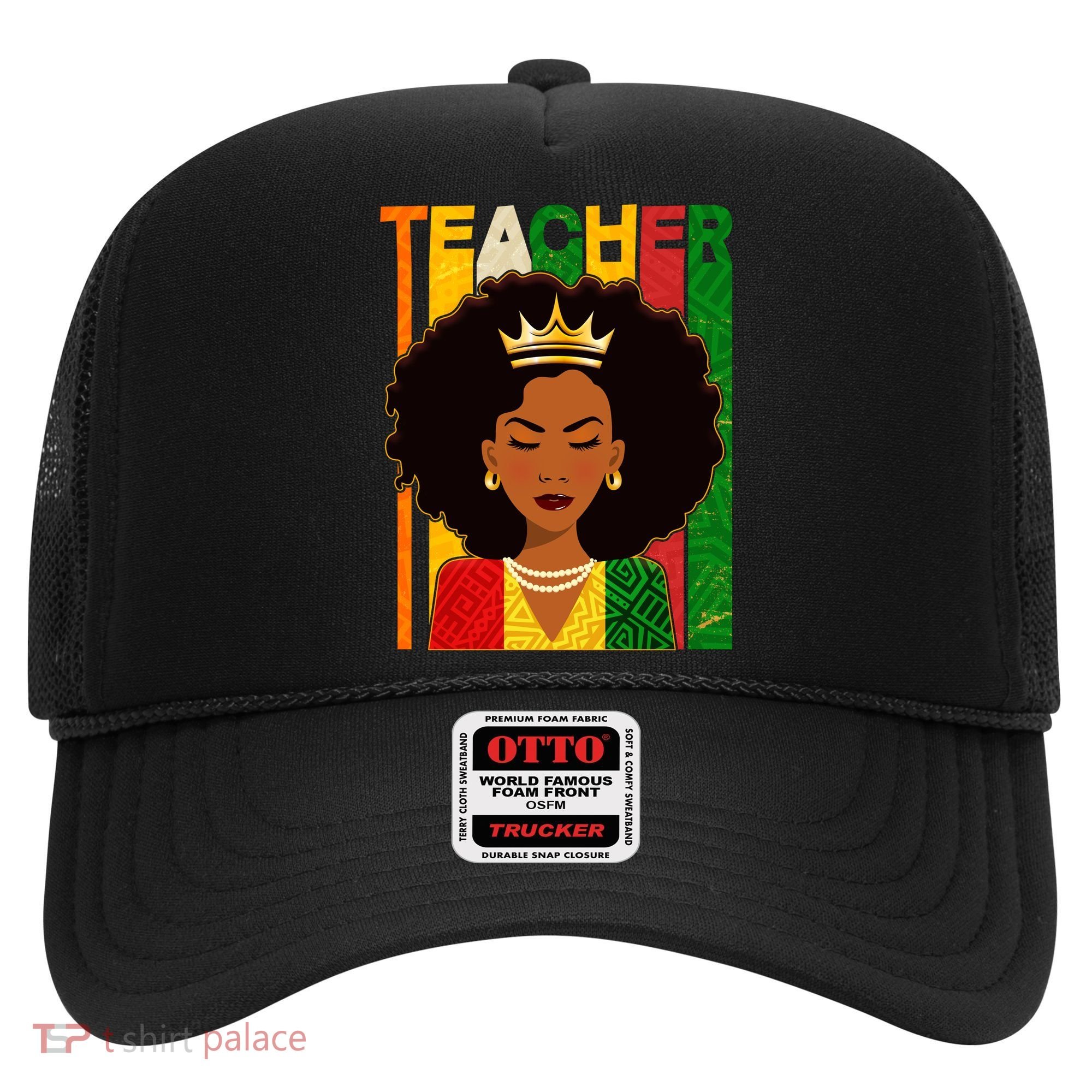 Black Woman Teacher African Black American History Hat