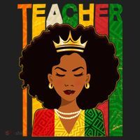 Black Woman Teacher African Black American History Hat thumb 2