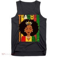 Black Woman Teacher African Black American History Tank Top thumb 0