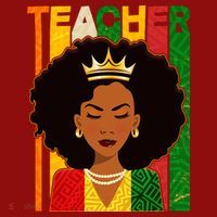 Black Woman Teacher African Black American History Long Sleeve Shirt thumb 2