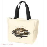 Bear Wildlife Trees Outdoors Nature Retro Forest Graphic Tote Bag thumb 3