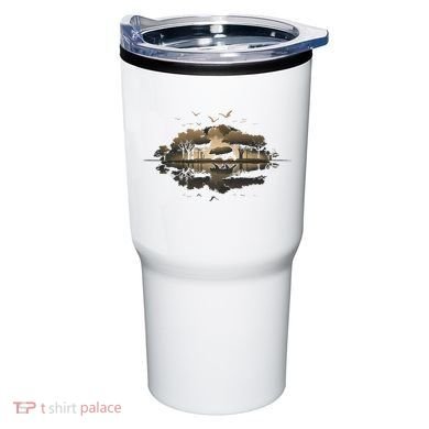 Bear Wildlife Trees Outdoors Nature Retro Forest Graphic Tumbler