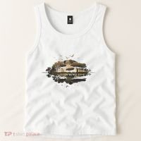 Bear Wildlife Trees Outdoors Nature Retro Forest Graphic Tank Top thumb 2