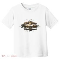 Bear Wildlife Trees Outdoors Nature Retro Forest Graphic Toddler T-Shirt thumb 0