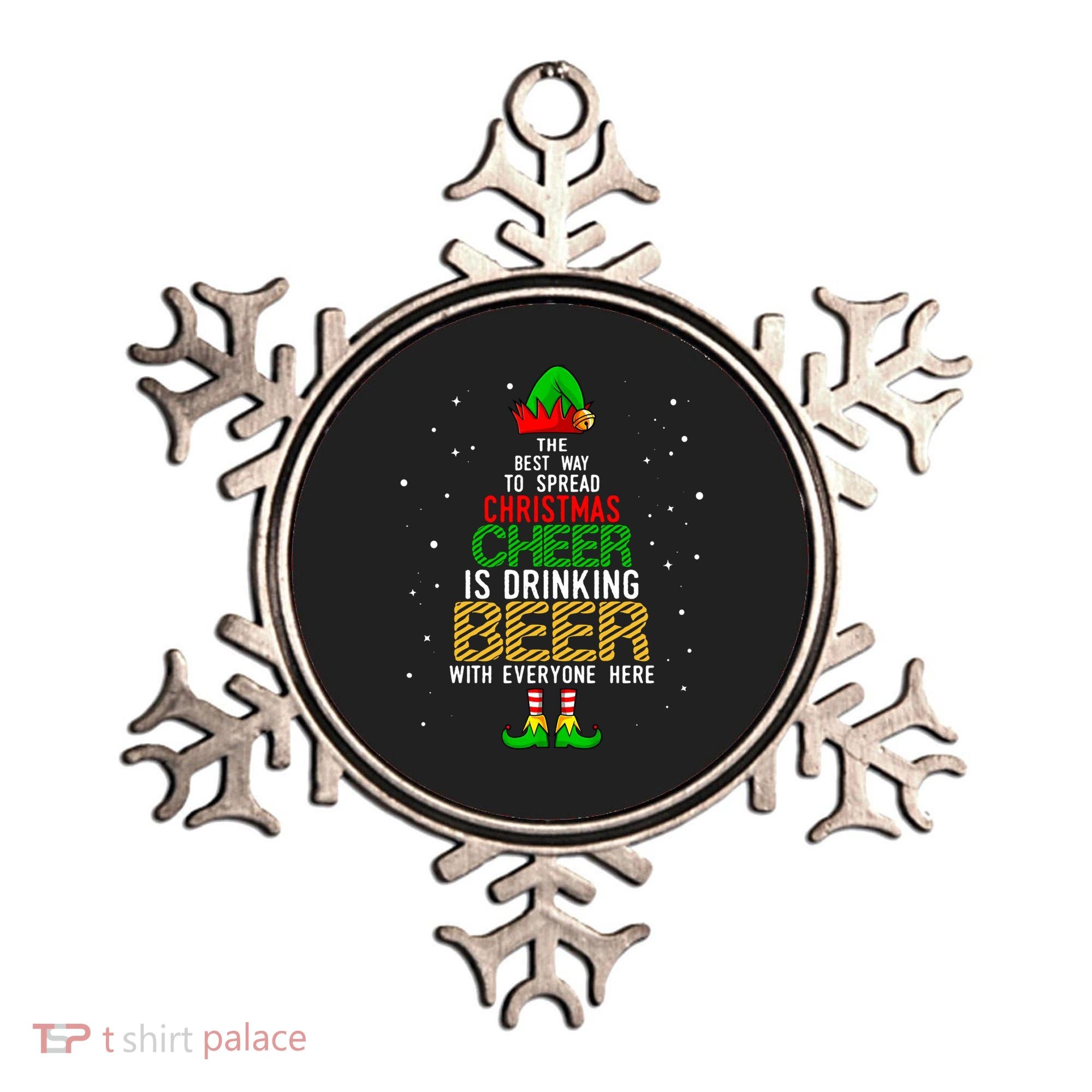 Best Way To Spread Christmas Cheer Ing Beer Funny Xmas Gift Ornament