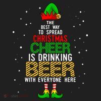 Best Way To Spread Christmas Cheer Ing Beer Funny Xmas Gift Hat thumb 2
