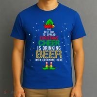 Best Way To Spread Christmas Cheer Ing Beer Funny Xmas Gift T-Shirt thumb 3