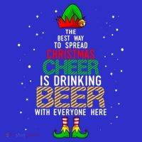 Best Way To Spread Christmas Cheer Ing Beer Funny Xmas Gift Women's Long Sleeve Shirt thumb 2