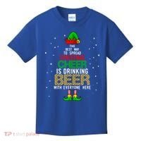 Best Way To Spread Christmas Cheer Ing Beer Funny Xmas Gift Kids T-Shirt thumb 0