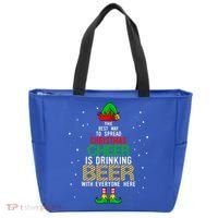 Best Way To Spread Christmas Cheer Ing Beer Funny Xmas Gift Tote Bag thumb 0