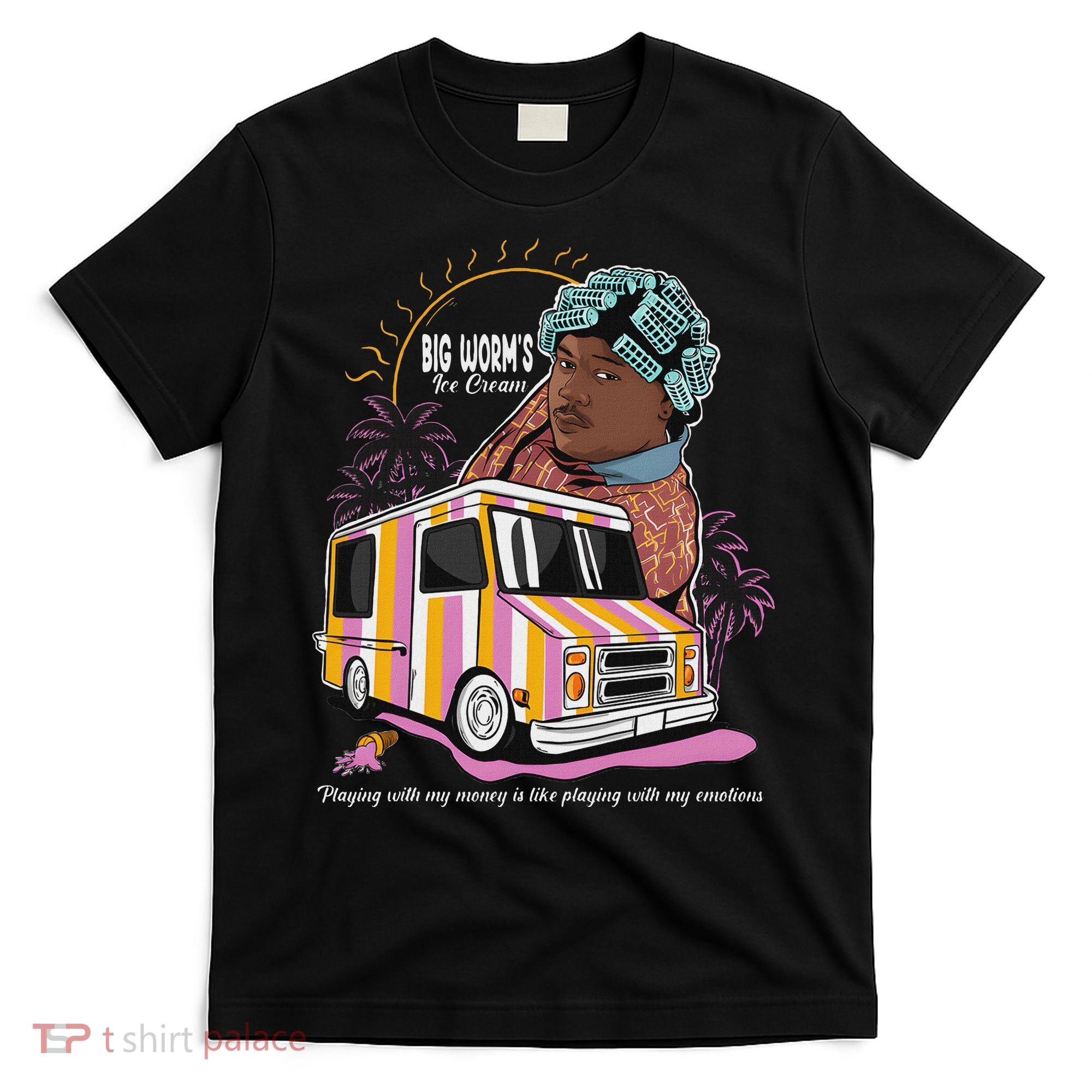 Big Worms Vintage Funny Ice Cream What Chu Want T-Shirt