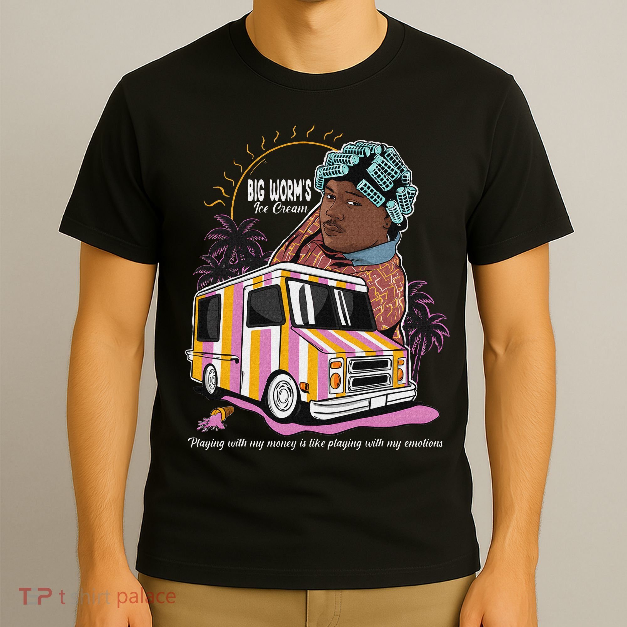 Big Worms Vintage Funny Ice Cream What Chu Want T-Shirt