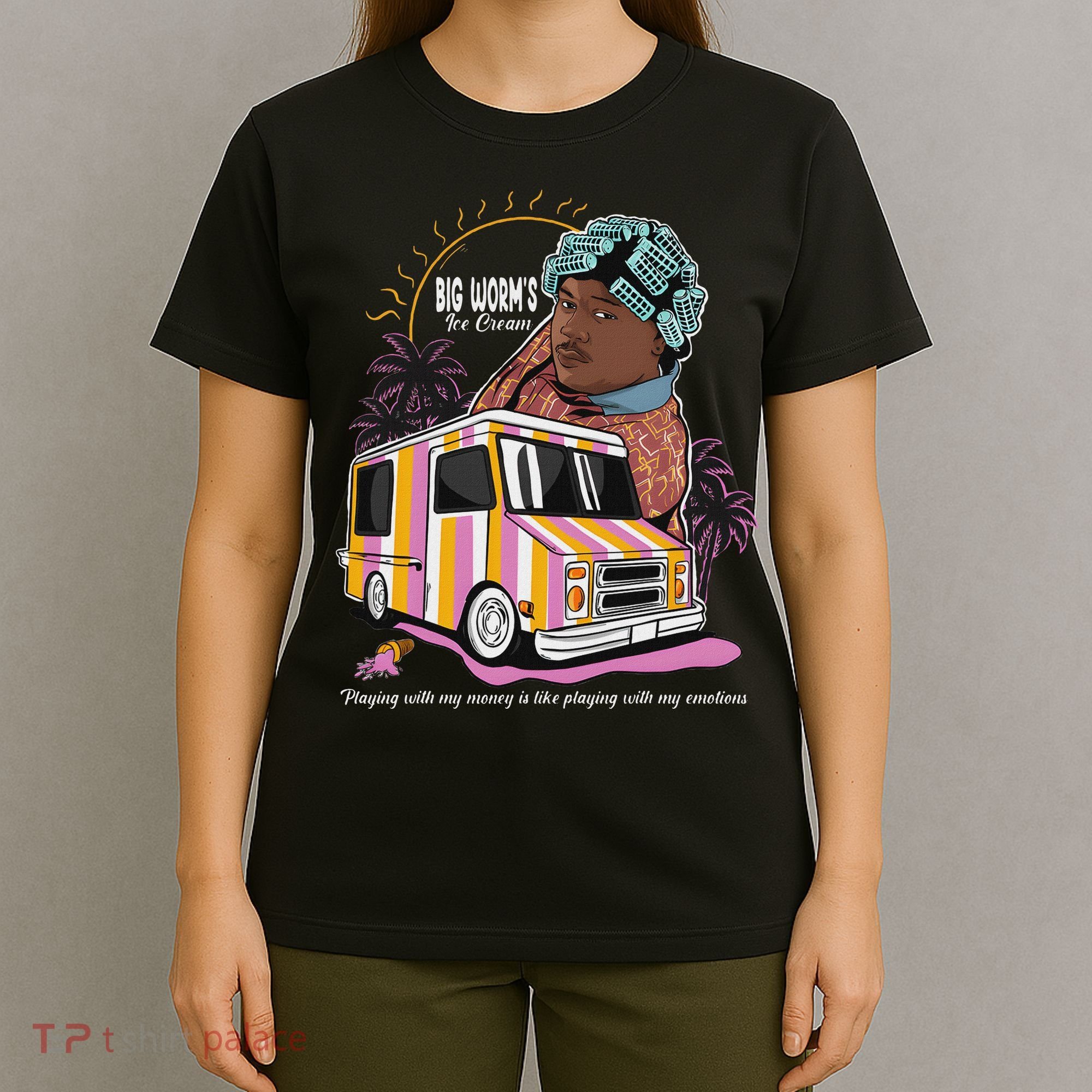 Big Worms Vintage Funny Ice Cream What Chu Want T-Shirt