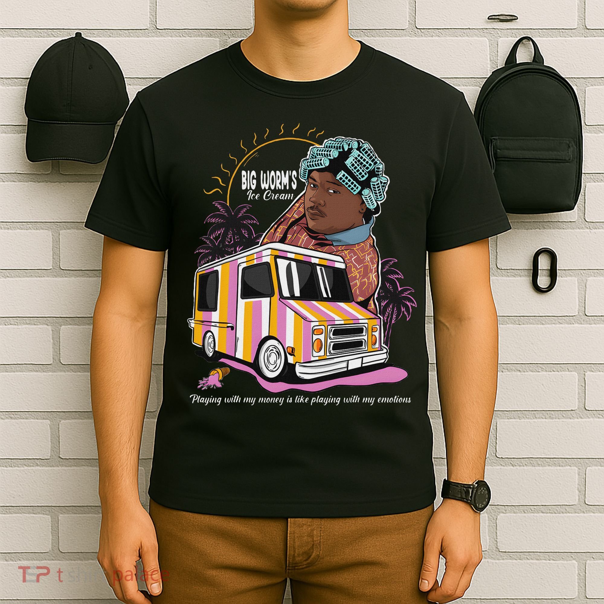 Big Worms Vintage Funny Ice Cream What Chu Want T-Shirt
