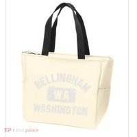 Bellingham Wa Washington Gym Style Distressed White Print Tote Bag thumb 3
