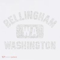 Bellingham Wa Washington Gym Style Distressed White Print Sweatshirt thumb 3