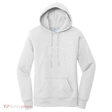 Bellingham Wa Washington Gym Style Distressed White Print Women's Hoodie