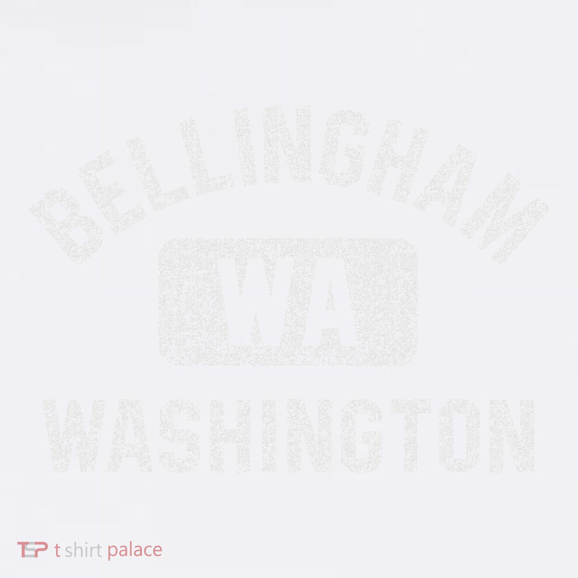 Bellingham Wa Washington Gym Style Distressed White Print Women's Hoodie