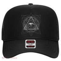 Blackcraft Wiccan Witch Sacred Geometry Eye Occult Hat thumb 0