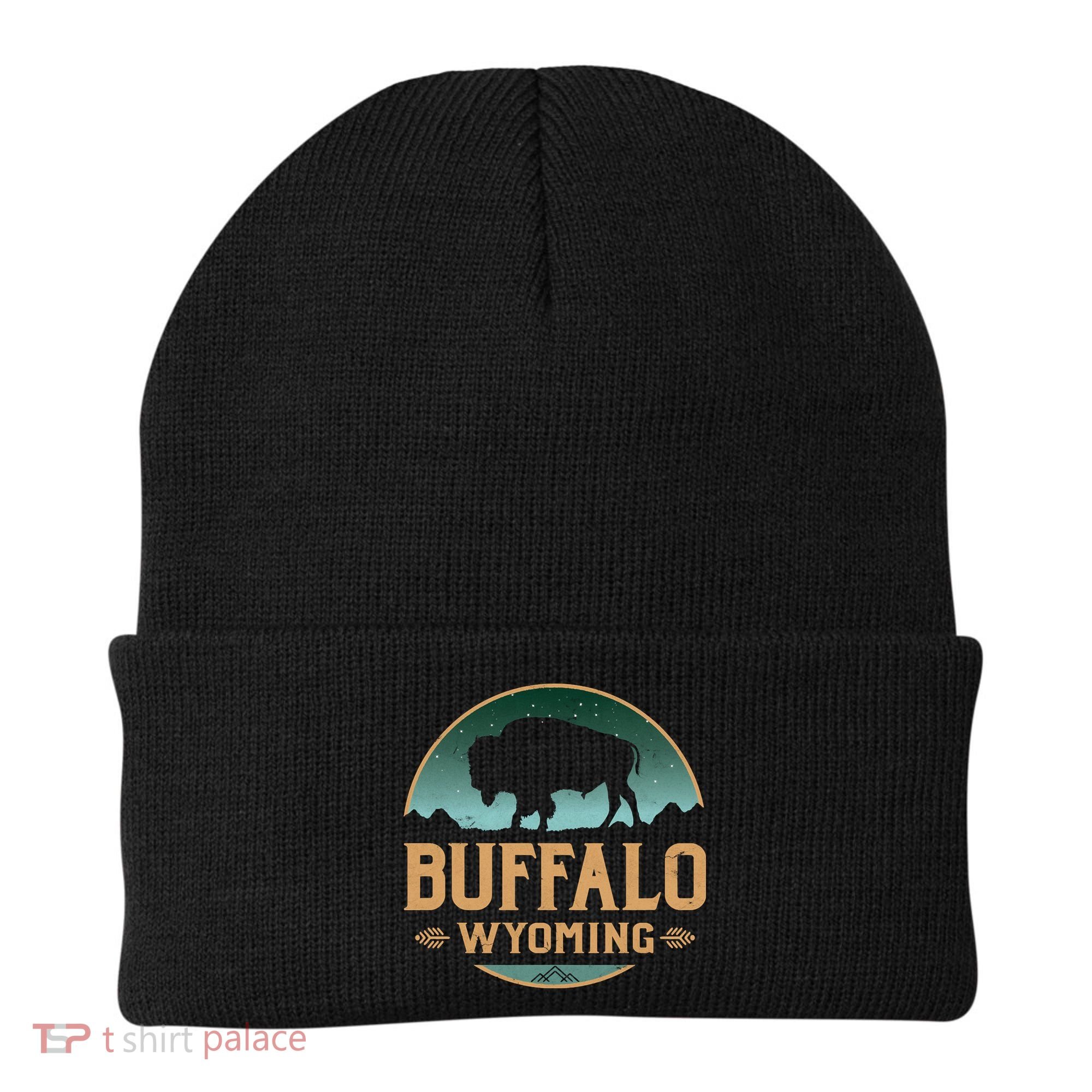 Buffalo Wyoming WY Buffalo Bison Beanie