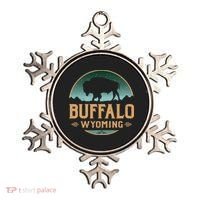 Buffalo Wyoming WY Buffalo Bison Ornament thumb 0