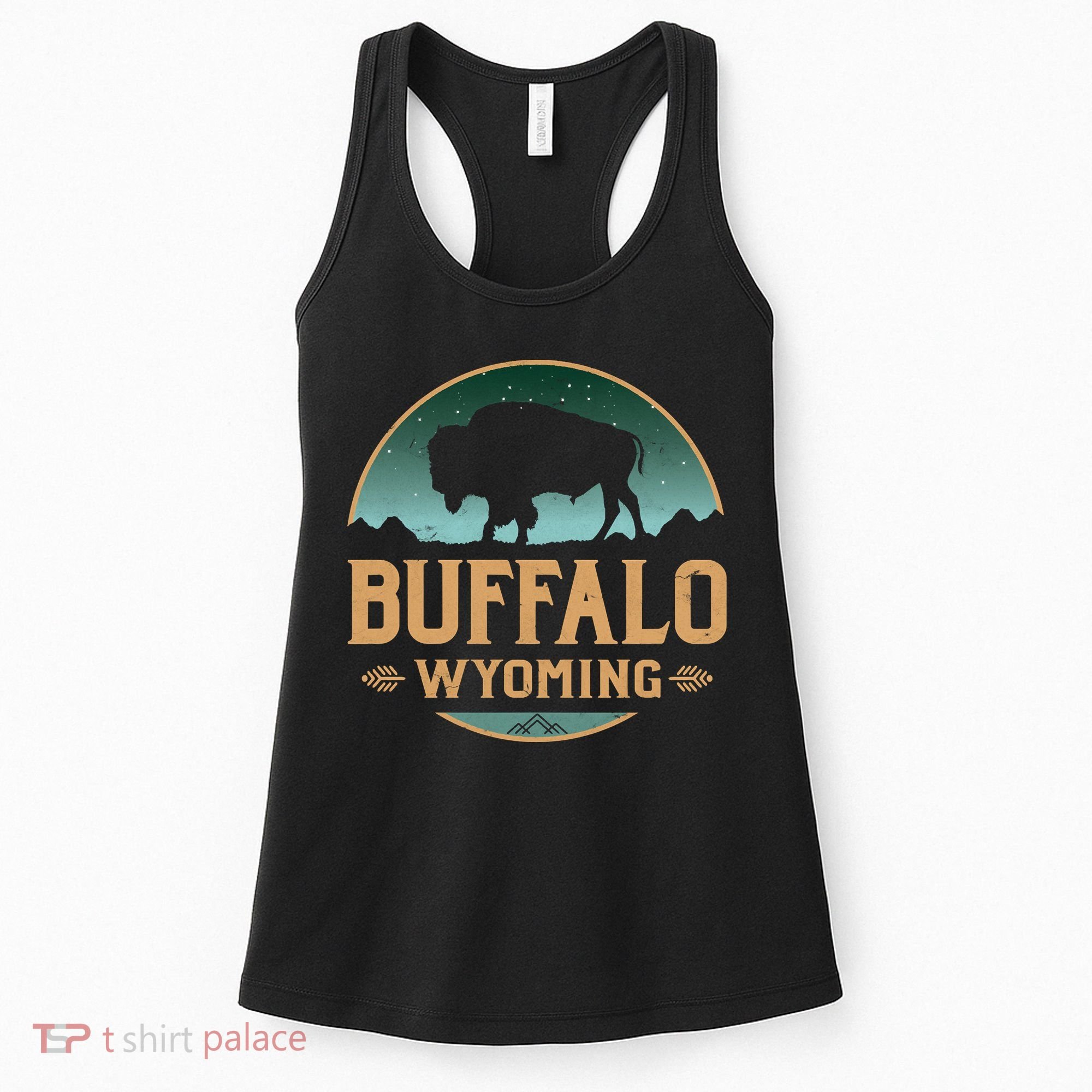 Buffalo Wyoming WY Buffalo Bison Women's Tank Top