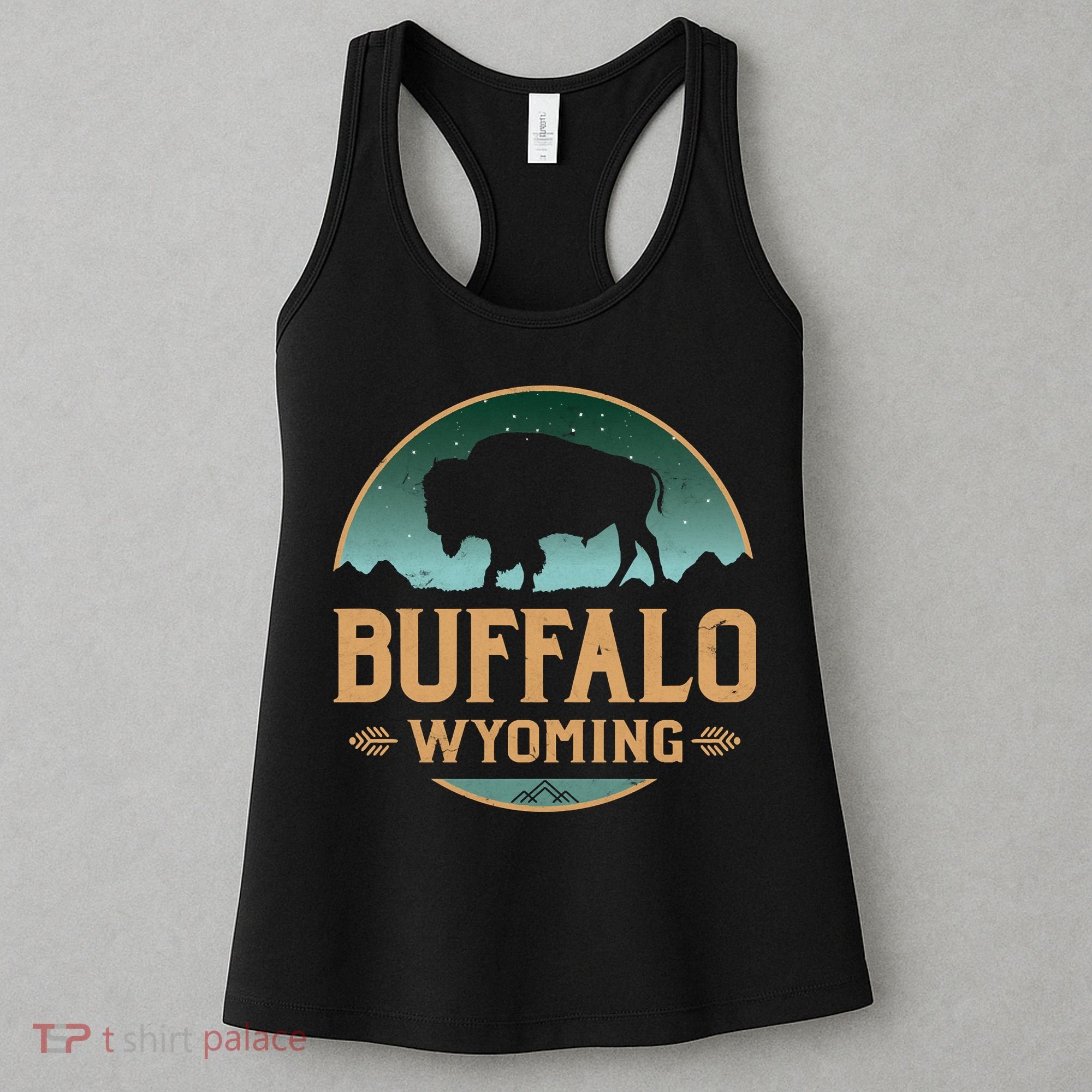 Buffalo Wyoming WY Buffalo Bison Women's Tank Top
