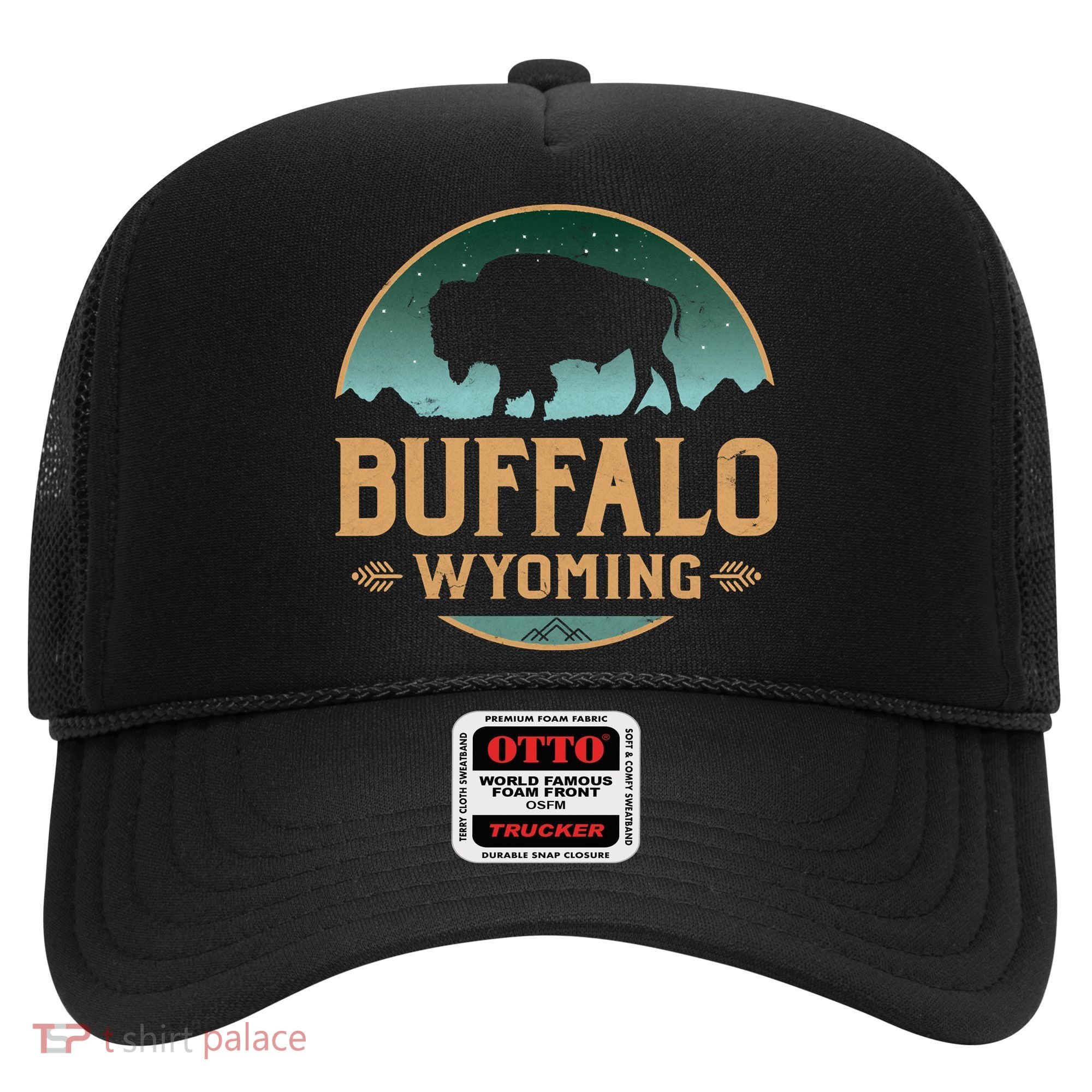 Buffalo Wyoming WY Buffalo Bison Hat