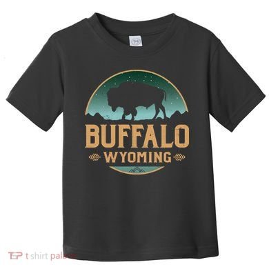 Buffalo Wyoming WY Buffalo Bison Toddler T-Shirt